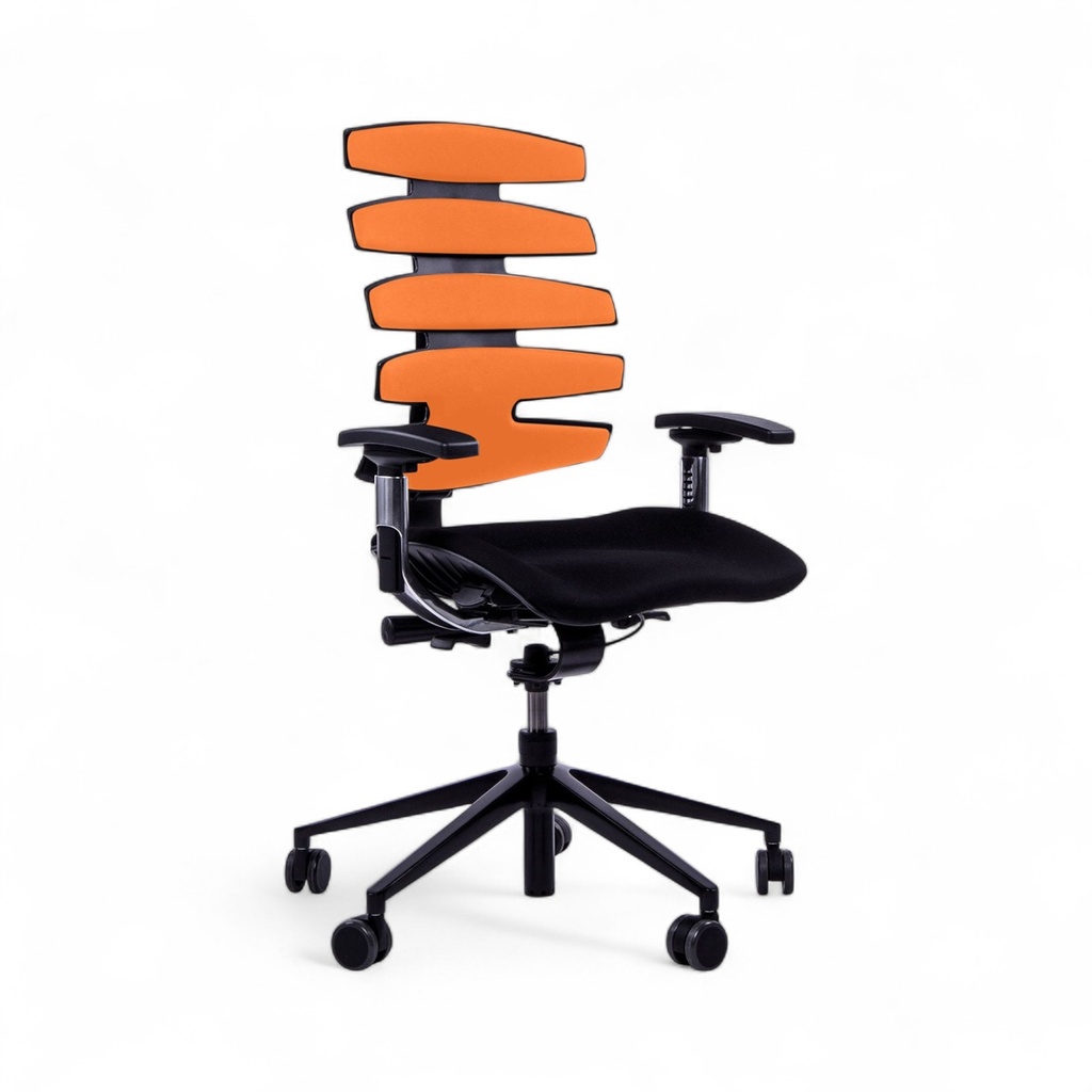 Chaise de bureau SitagWave (Orange, Noir)