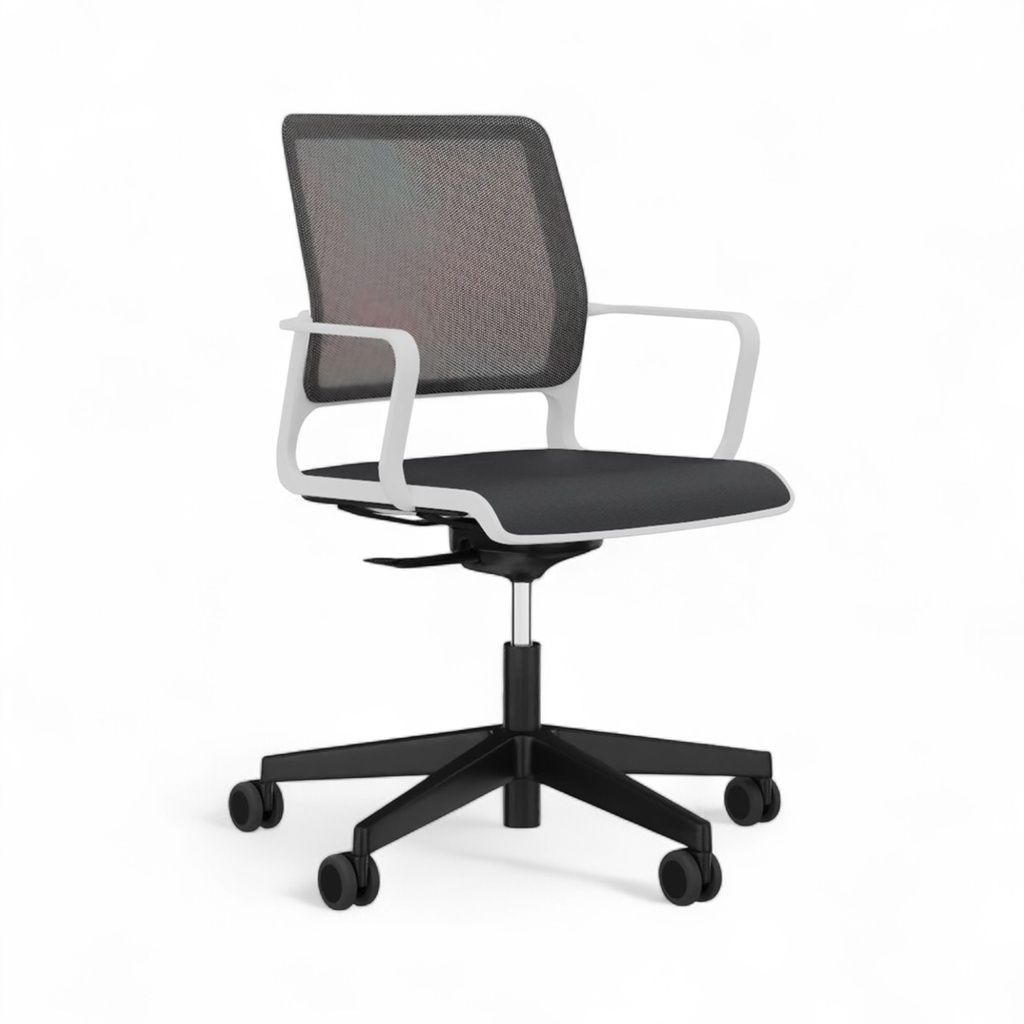 Conference chair SitagXilium Mesh (with fixed armrests)