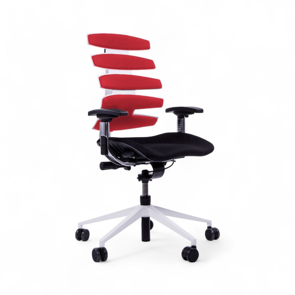 Chaise de bureau SitagWave (Rouge, Blanc)