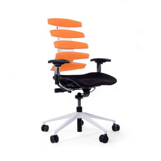 Chaise de bureau SitagWave (Orange, Blanc)