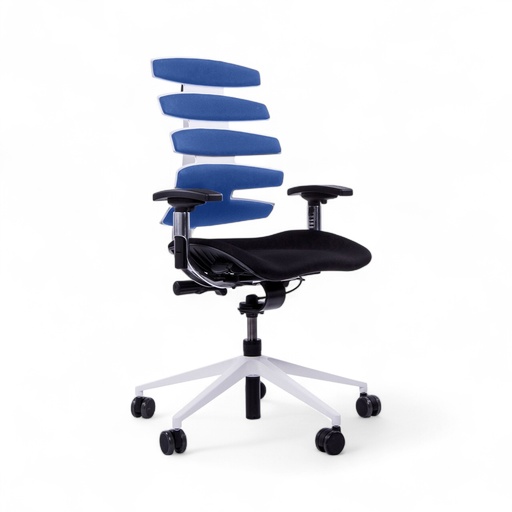 Chaise de bureau SitagWave (Bleu, Blanc)