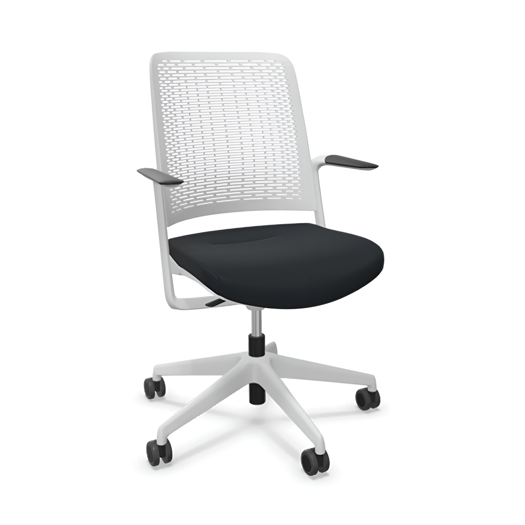 Sedia da ufficio Sitag WithMe (Nero, Grigio chiaro)