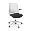 Sedia da ufficio Sitag WithMe (Nero, Grigio chiaro)