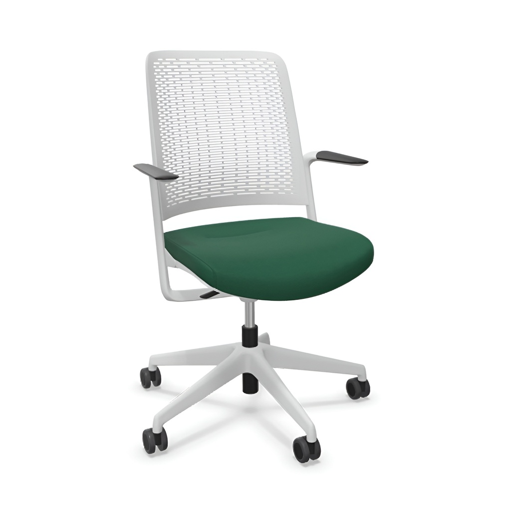 Chaise de bureau Sitag WithMe (Vert, Gris clair)