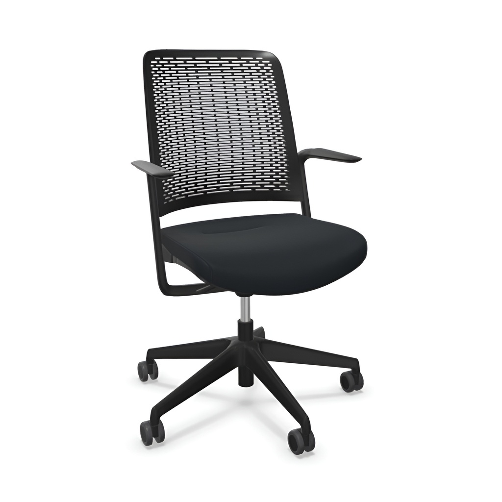 Sedia da ufficio Sitag WithMe (Nero, Nero)