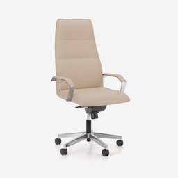Fauteuil de direction en similicuir Nowy Styl Prado (Beige clair)