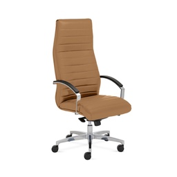 Leather executive chair Nowy Styl Lynx Highback (Beige, New)