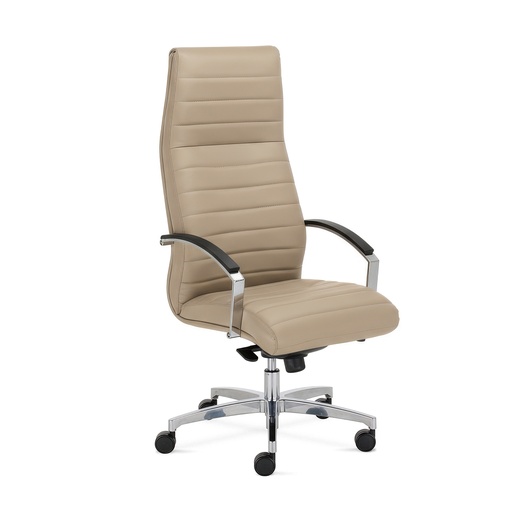 Fauteuil de direction en similicuir Nowy Styl Lynx (Beige clair)