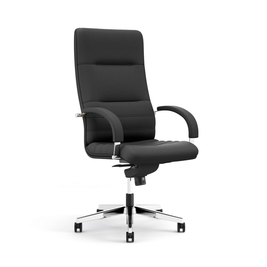 Imitation leather executive chair Nowy Styl Linea (Black)