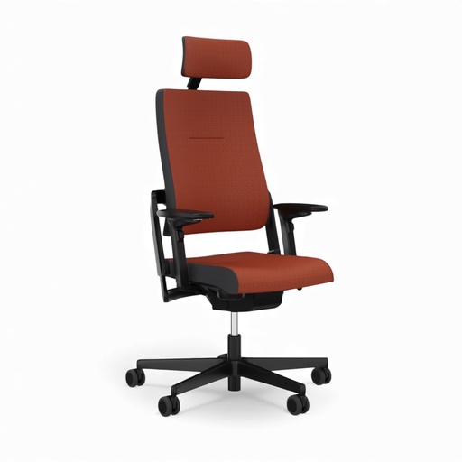Office chair Sitag SitagXilium (Orange, with 4D armrests, with headrest)