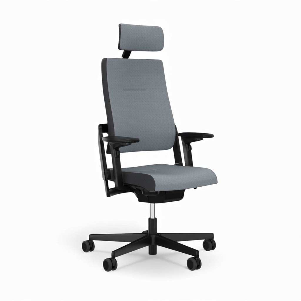 Office chair Sitag SitagXilium (Gray, with 4D armrests, with headrest)