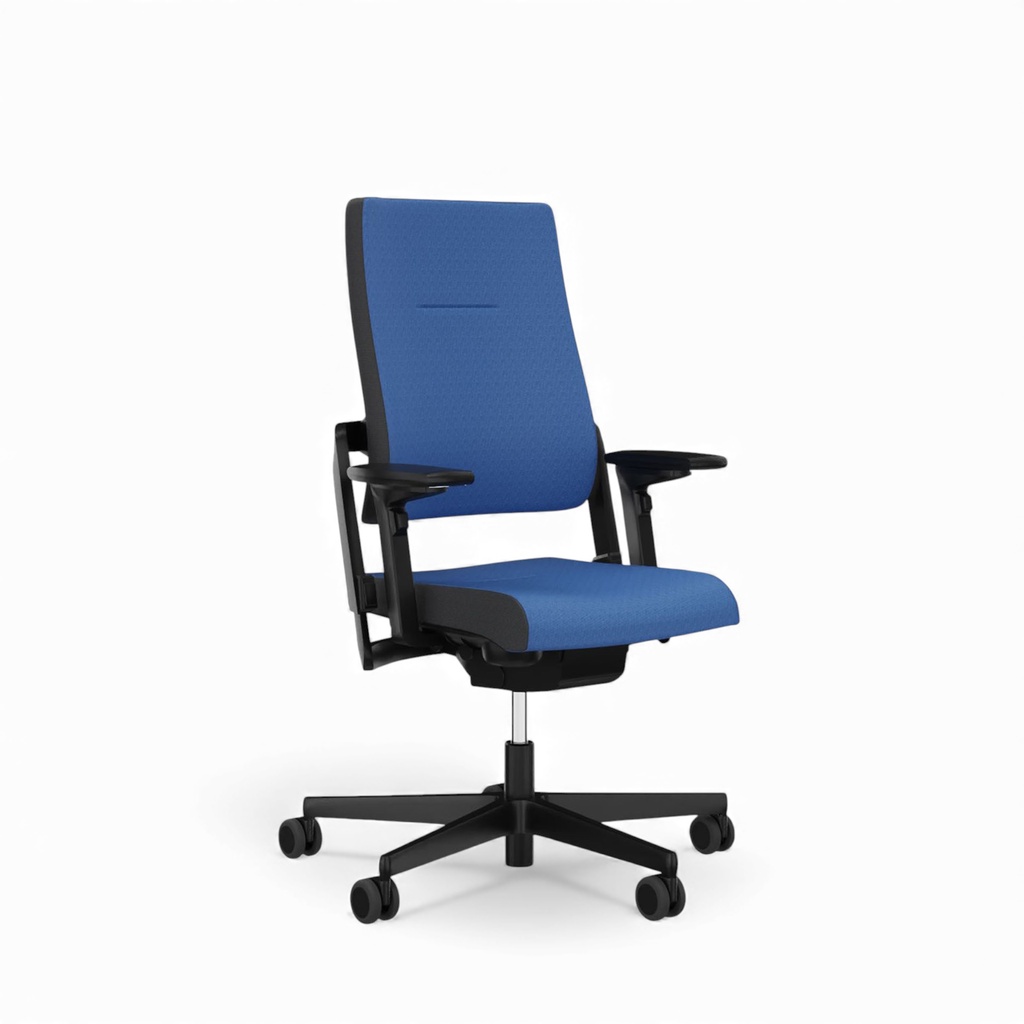 Chaise de bureau Sitag SitagXilium (Bleu, avec accoudoirs 4D, sans appui-tête)