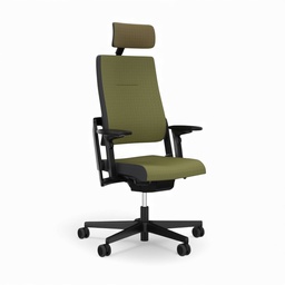 Sedia da ufficio Sitag SitagXilium (Verde, con braccioli 4D, con poggiatesta)