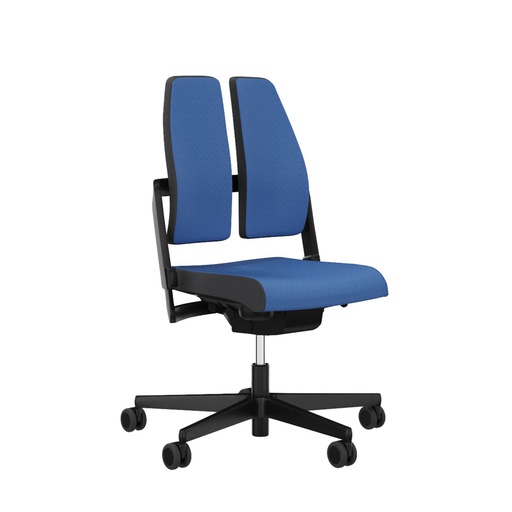 Sedia da ufficio SitagXilium DuoBack swissmade (Blu, Nuovo, senza braccioli)