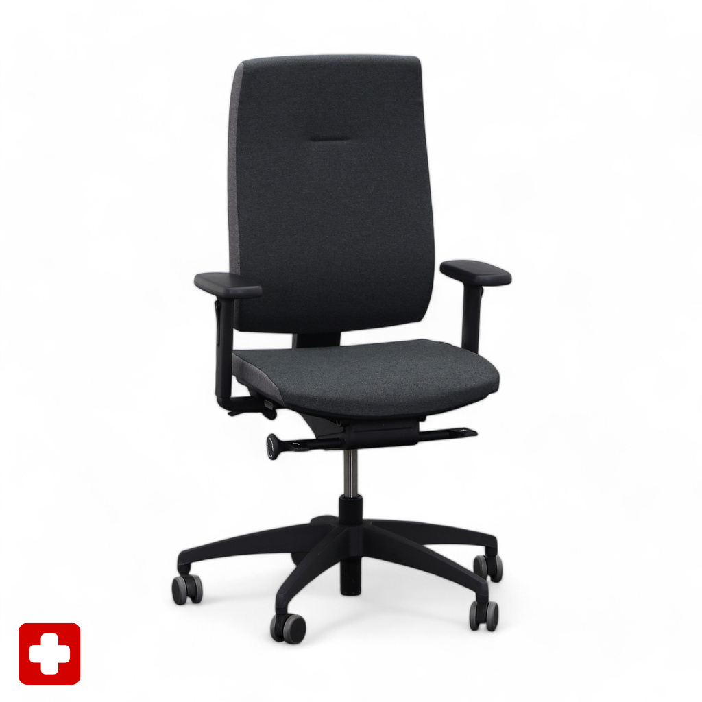 Sedie girevoli per ufficio Sitag SitagPoint Tec 2 (Antracite, Nuovo)