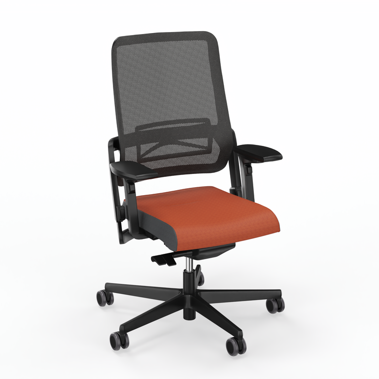 Office chair SitagXilium Mesh Orange swissmade (New)