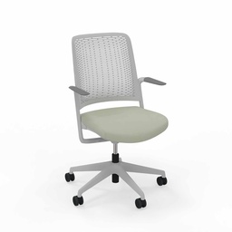 Sedia girevole per ufficio Nowy Styl WithME Chair (Beige, Nuovo)
