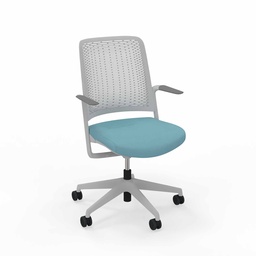 Sedia girevole per ufficio Nowy Styl WithME Chair (Blu, Nuovo)