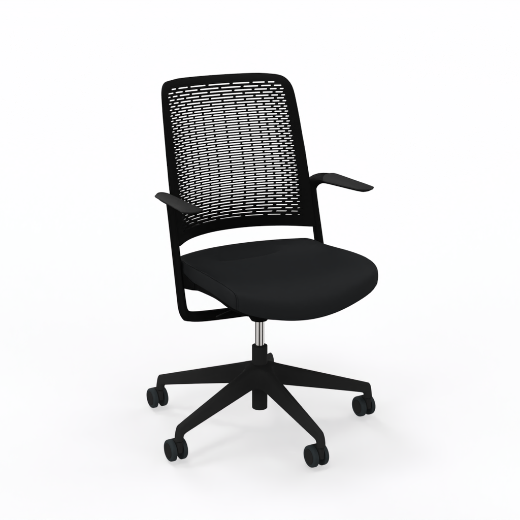 Bürodrehstuhl Nowy Styl WithME Chair (Schwarz, Neu)