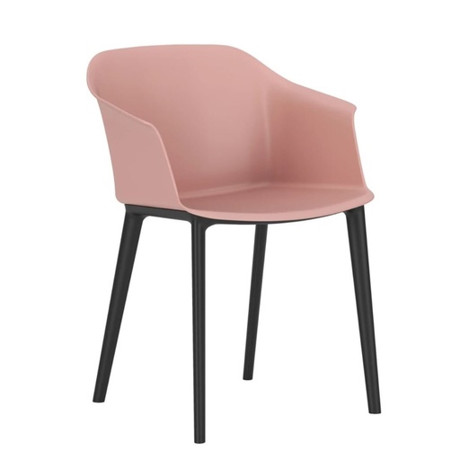 Chaises en plastique Nowy Styl Inta Frame (Rose, Nouveau)