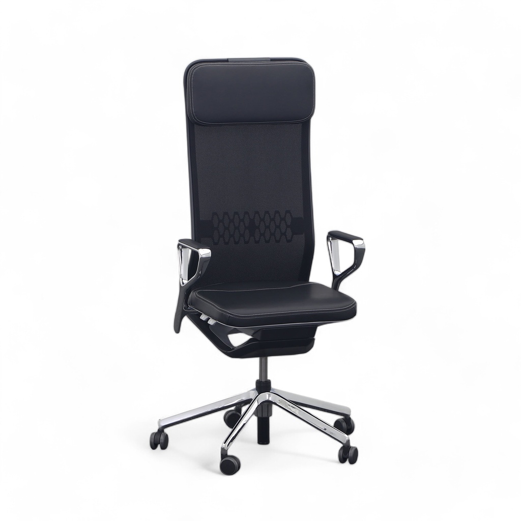 Executive chair SitagTeam Highback Mesh swissmade (Black, New)