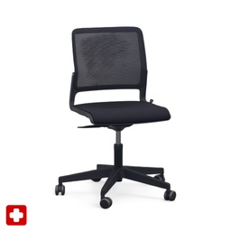 Konferenzstuhl Sitag SitagXilium Mesh (Schwarz, Neu, ohne Armlehnen)