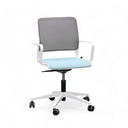 Conference chair Sitag SitagXilium Mesh (Blue, New, with fixed armrests)