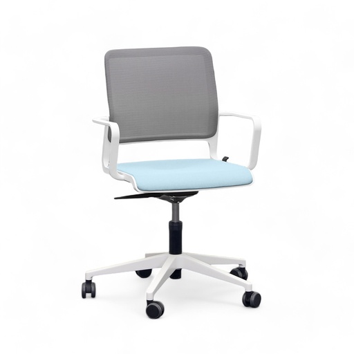 Conference chair Sitag SitagXilium Mesh (Blue, New, with fixed armrests)
