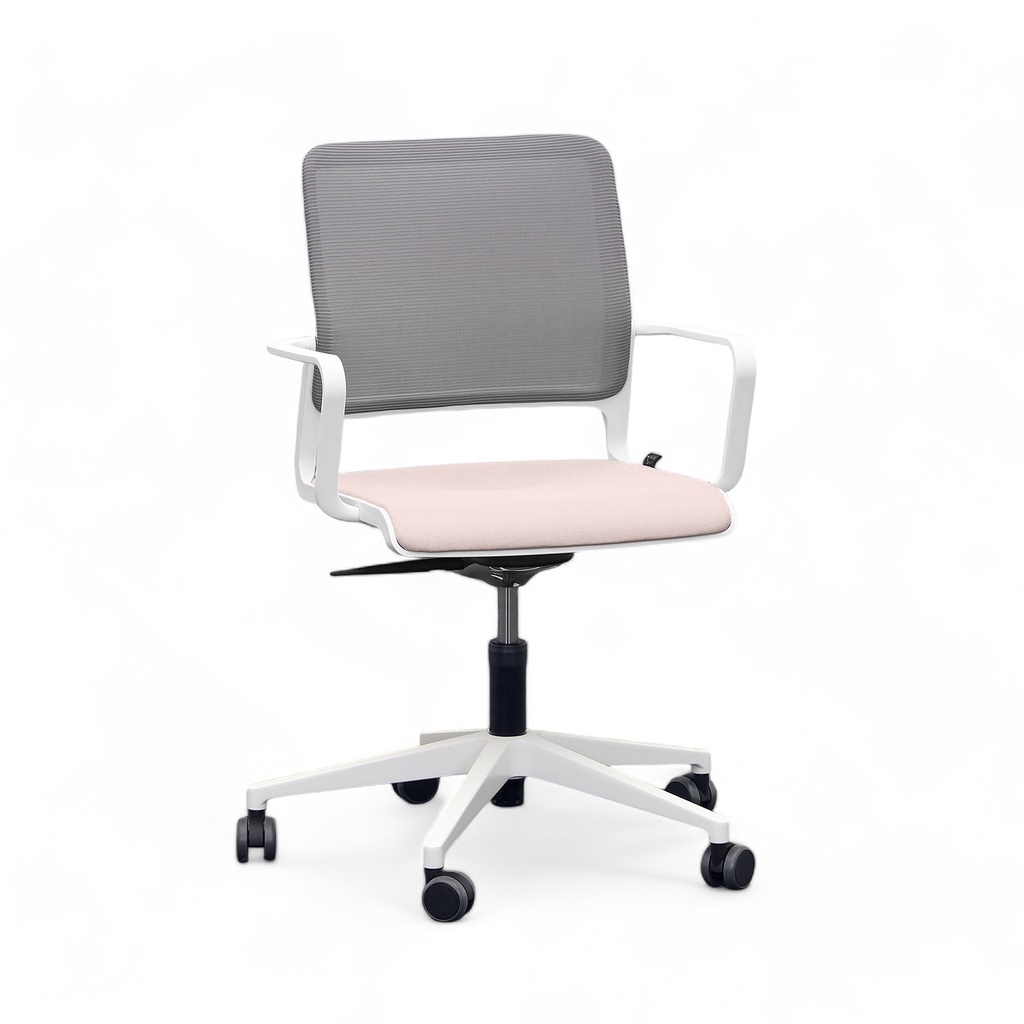 Sedia da conferenza Sitag SitagXilium Mesh (Pink, Nuovo, con braccioli fissi)