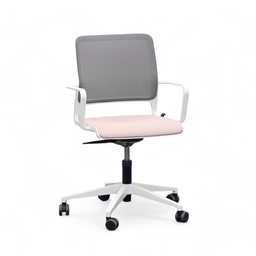 Sedia da conferenza Sitag SitagXilium Mesh (Pink, Nuovo, con braccioli fissi)