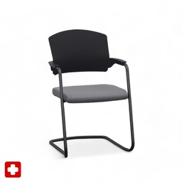 Chaise cantilever Sitag EL100 (Gris, Nouveau)