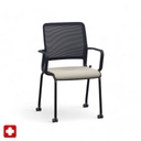 Chaises à 4 pieds Sitag SitagXilium Mesh (Beige, Nouveau)