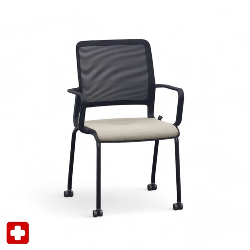4-leg chairs Sitag SitagXilium Mesh (Beige, New)