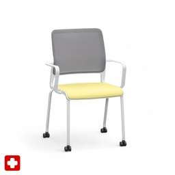 Chaises à 4 pieds Sitag SitagXilium Mesh (Jaune, Nouveau)