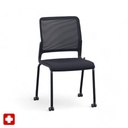 Chaises à 4 pieds Sitag SitagXilium Mesh (Noir, Nouveau)