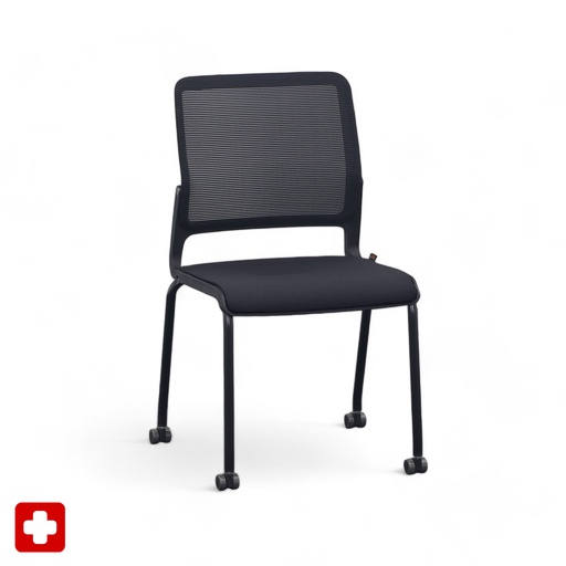 Chaises à 4 pieds Sitag SitagXilium Mesh (Noir, Nouveau)