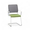 Chaise cantilever Sitag SitagXilium (Vert, Nouveau, avec accoudoirs fixes)