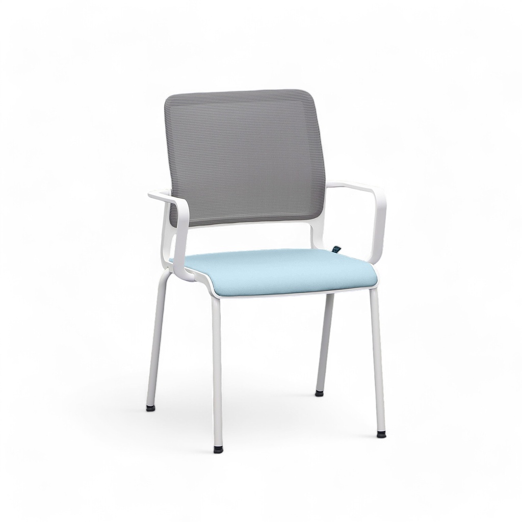 4-legged chairs Sitag SitagXilium Mesh (Blue, New, with fixed armrests)
