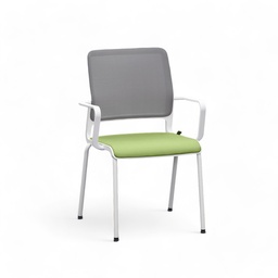 Chaises 4 pieds Sitag SitagXilium Mesh (Vert, Nouveau, avec accoudoirs fixes)