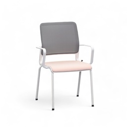 4-legged chairs Sitag SitagXilium Mesh (Pink, New, with fixed armrests)