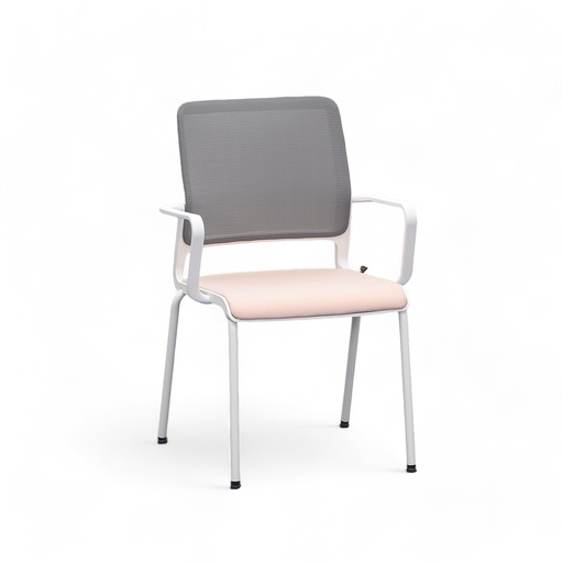 4-legged chairs Sitag SitagXilium Mesh (Pink, New, with fixed armrests)