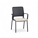 Sitag SitagXilium Mesh visitor chair (Beige, New, with fixed armrests)
