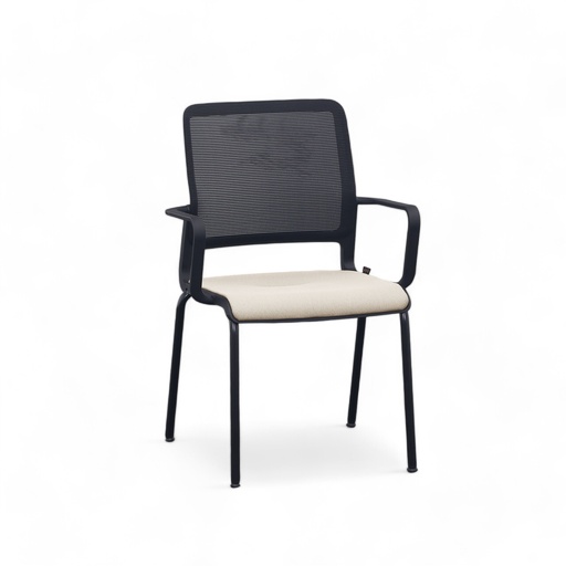 Sedia per visitatori Sitag SitagXilium Mesh (Beige, Nuovo, con braccioli fissi)