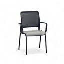 Sitag SitagXilium Mesh visitor chair (Gray, New, with fixed armrests)