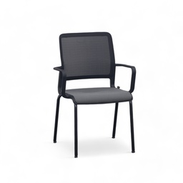 Siège visiteur Sitag SitagXilium Mesh (Noir, Nouveau, avec accoudoirs fixes)