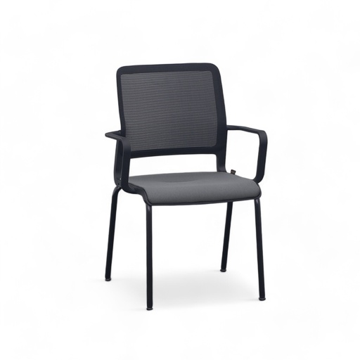 Siège visiteur Sitag SitagXilium Mesh (Noir, Nouveau, avec accoudoirs fixes)