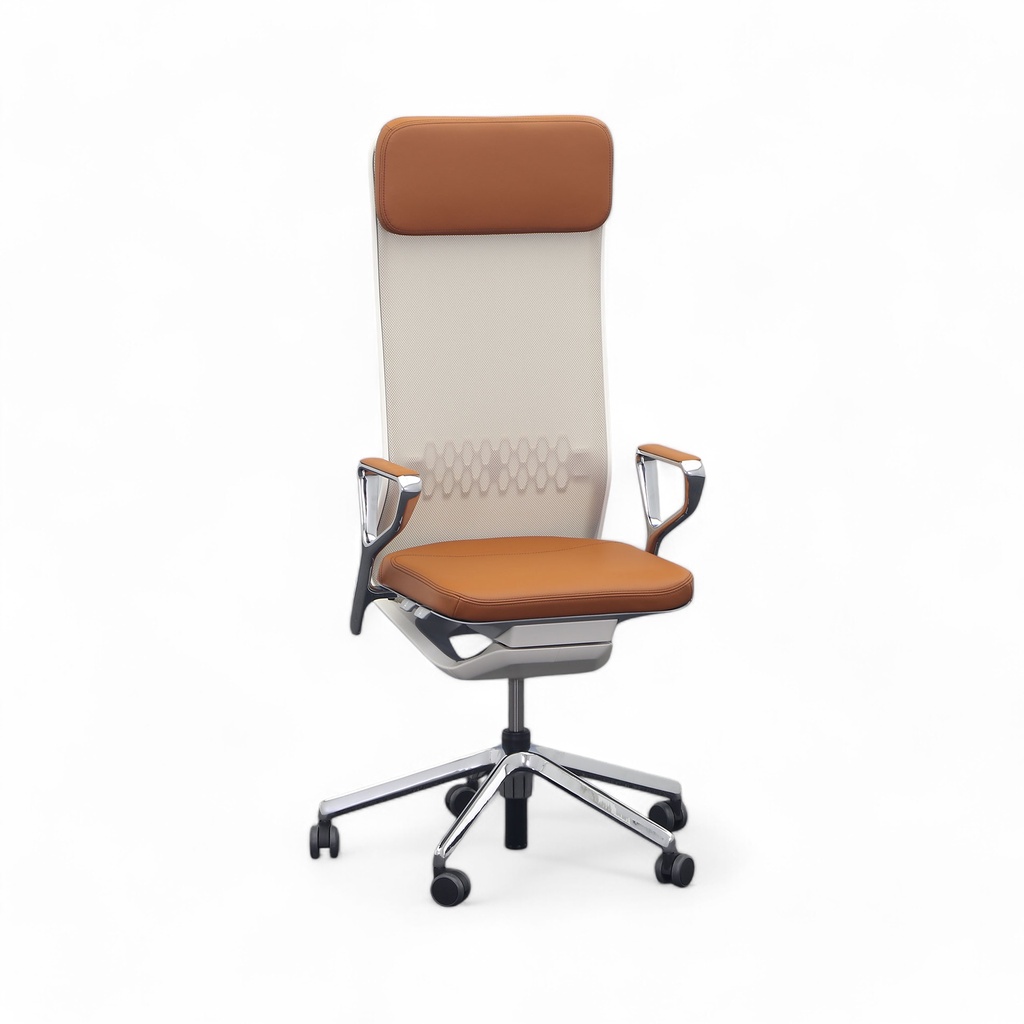 Fauteuil de direction SitagTeam Highback Mesh swissmade (Marron, Nouveau)