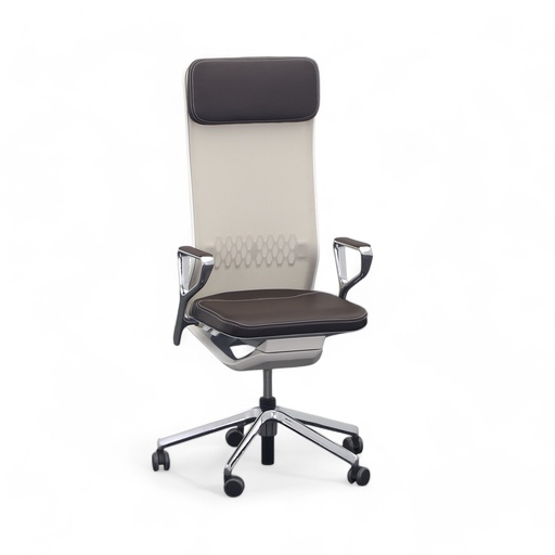 Chefsessel SitagTeam Highback Mesh swissmade (Dunkelbraun, Neu)